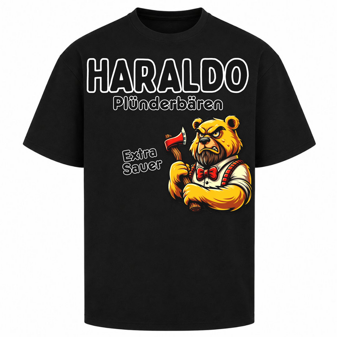 Haraldo - Oversized Shirt - Schwarz