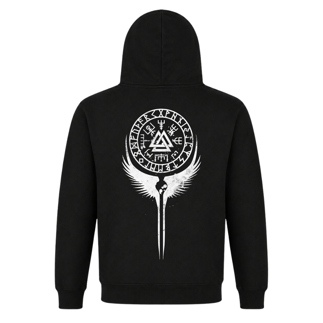 Walküre Valknut - Premium Hoodie Unisex - Black