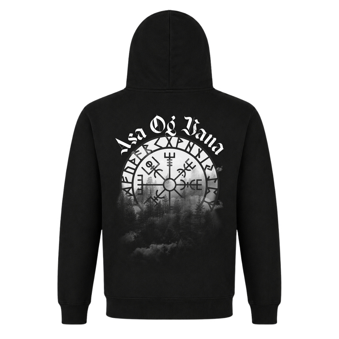 Asa Og Vana - Premium Hoodie Unisex - Black