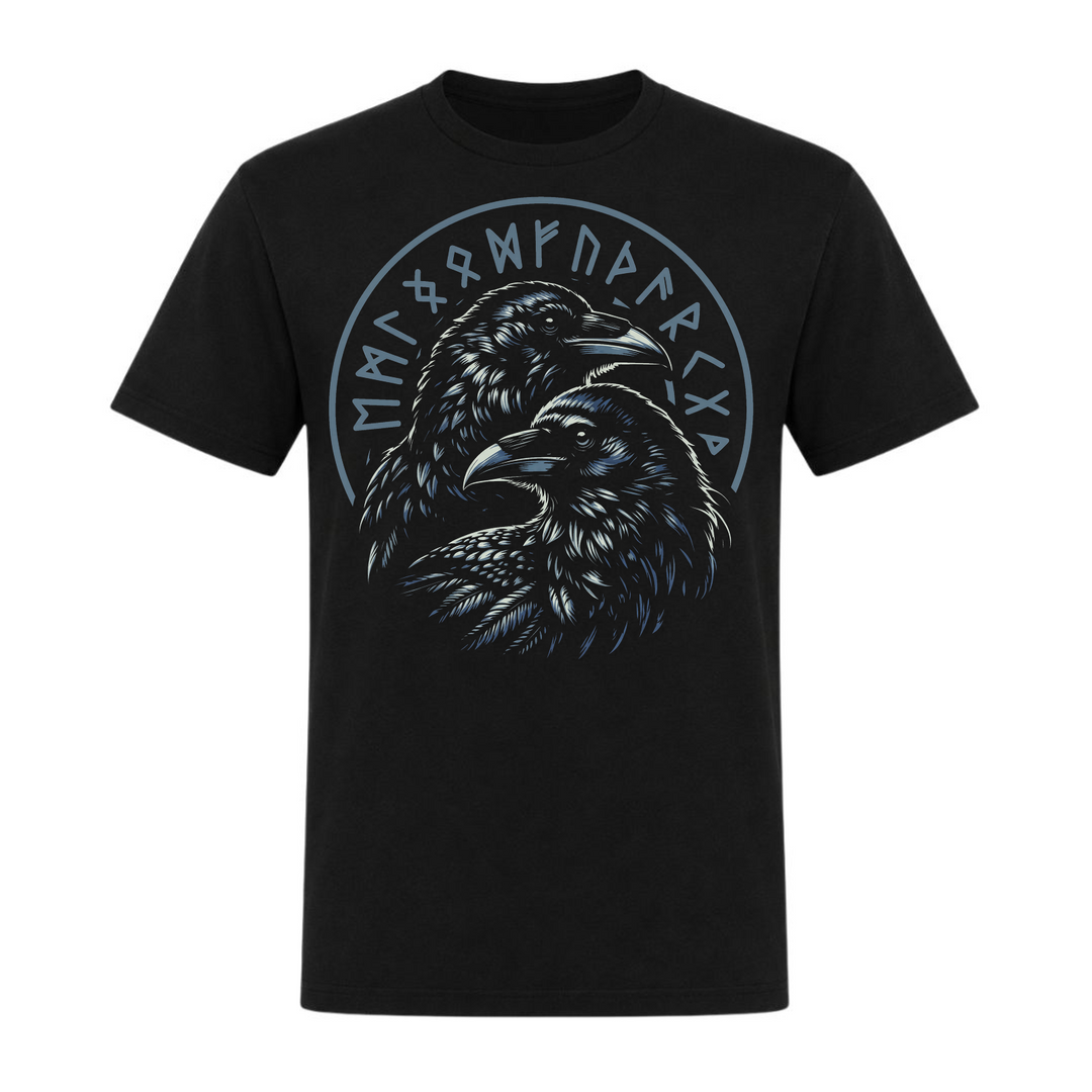 Hugin & Munin - Unisex T-Shirt - schwarz
