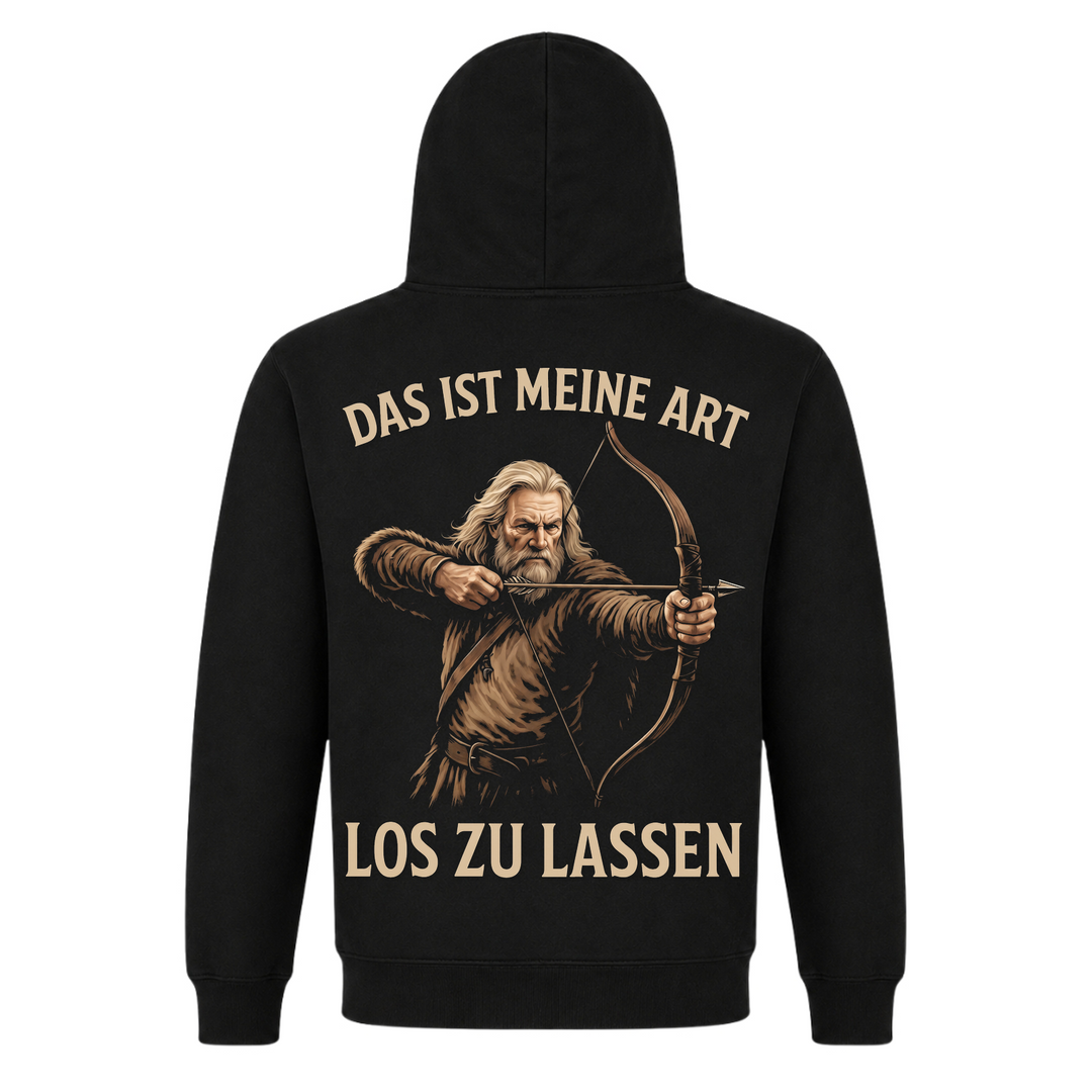 Das ist meine Art los zu lassen - Premium Hoodie Unisex - Black