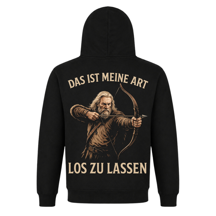 Das ist meine Art los zu lassen - Premium Hoodie Unisex - Black