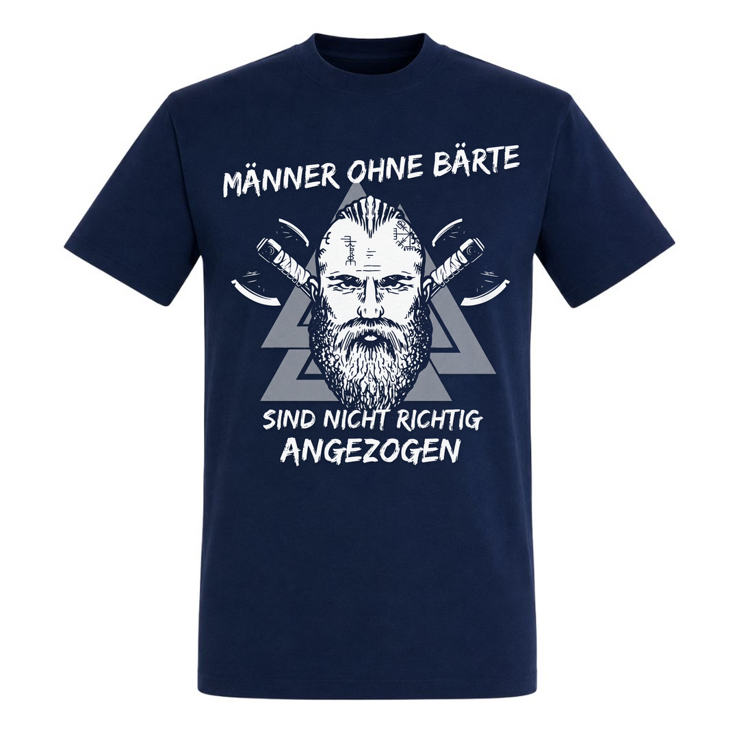 Männer ohne Bärte - Unisex T-Shirt - french navy