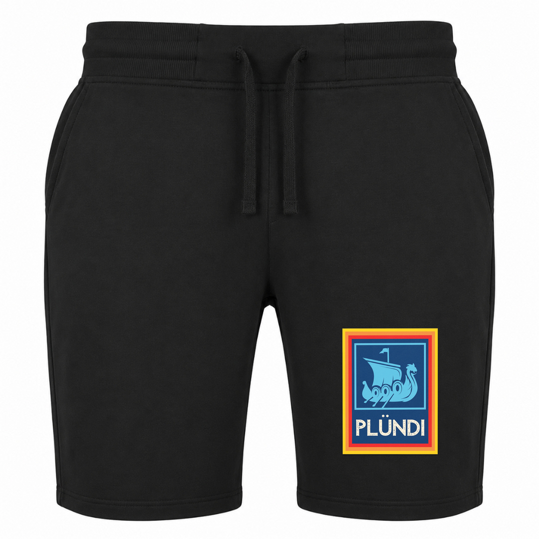 Plündi - Terry Shorts - schwarz