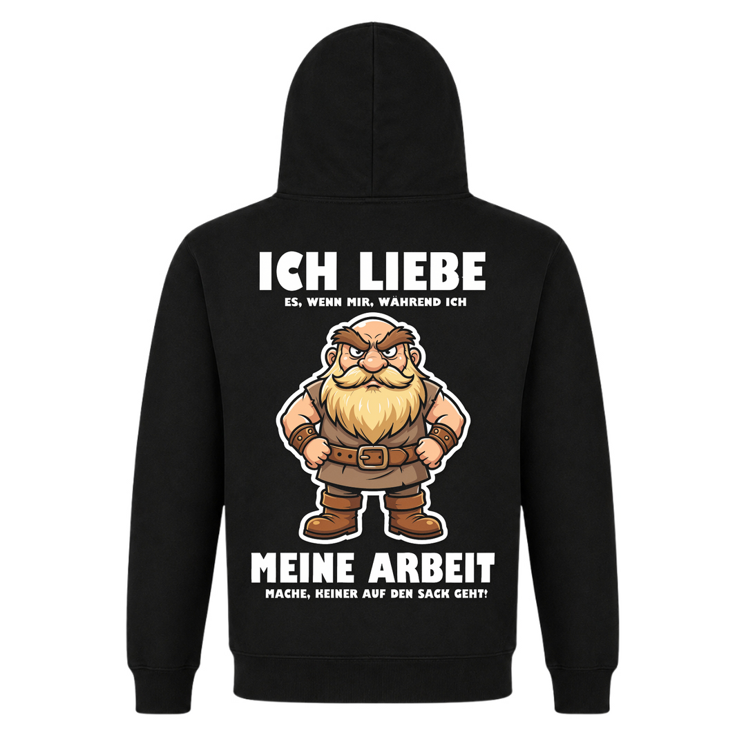 Ich liebe meine Arbeit - Premium Hoodie Unisex - Black