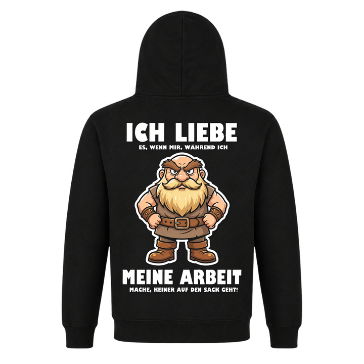 Ich liebe meine Arbeit - Premium Hoodie Unisex - Black