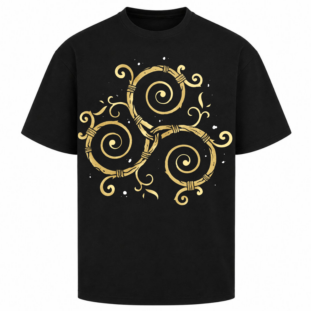Triskel - Oversized Shirt - Schwarz