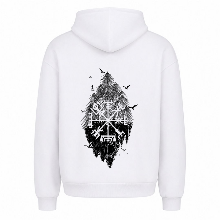 Vegvisir - Premium Hoodie Unisex Oversized Hoodie - Weiß