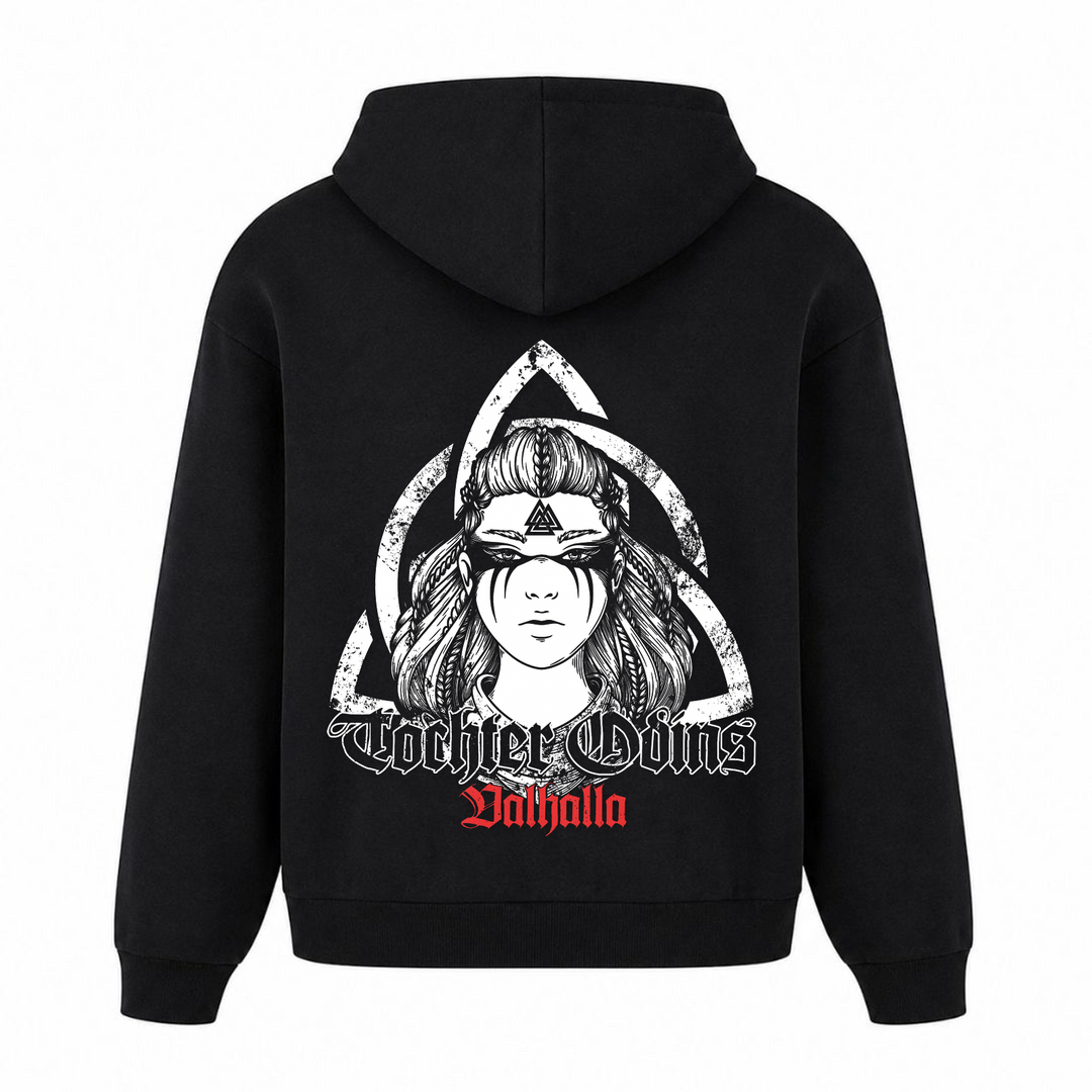 Tochter Odins - Premium Hoodie Unisex Oversized Hoodie - Schwarz