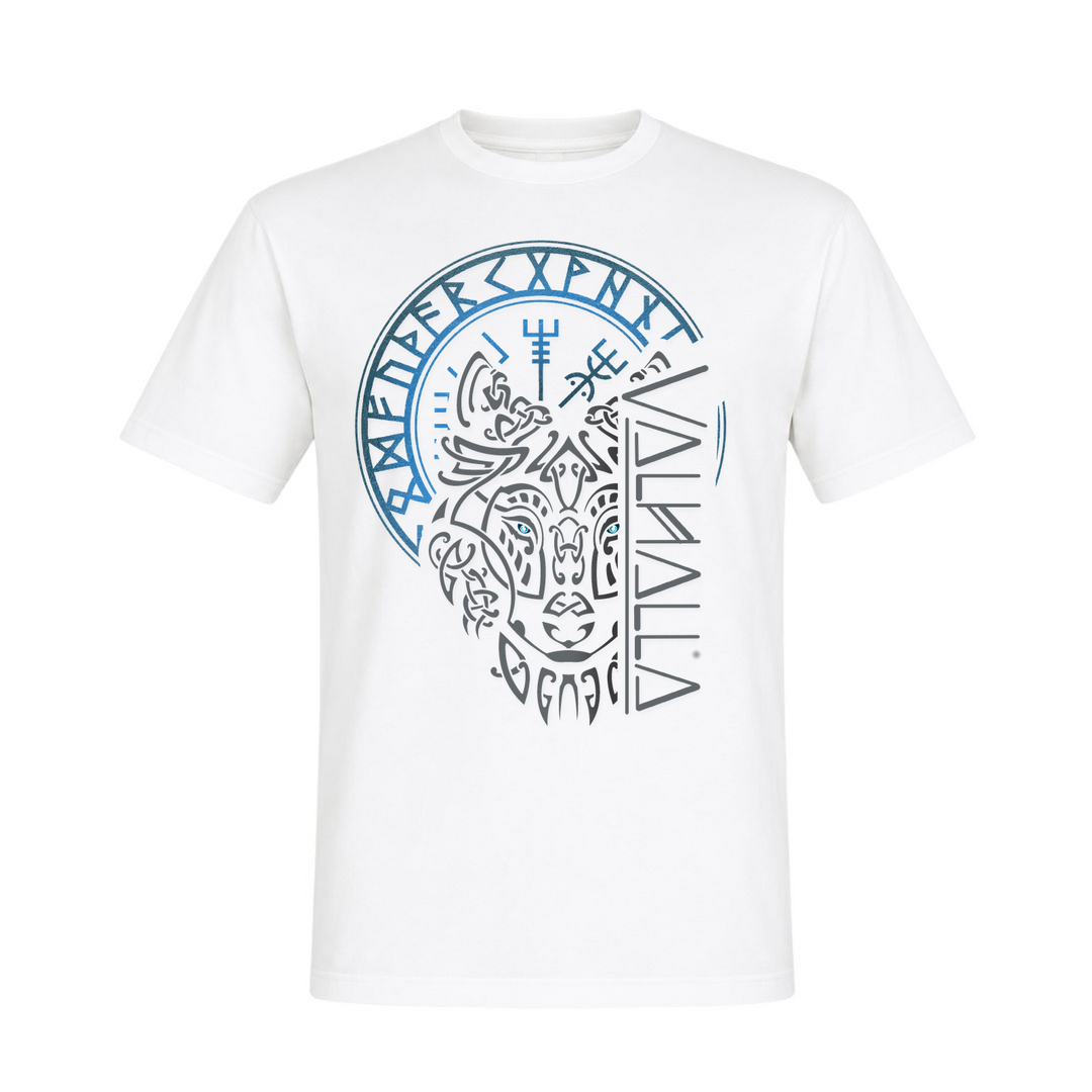 Wolf Ragnarök - Unisex T-Shirt - weiß