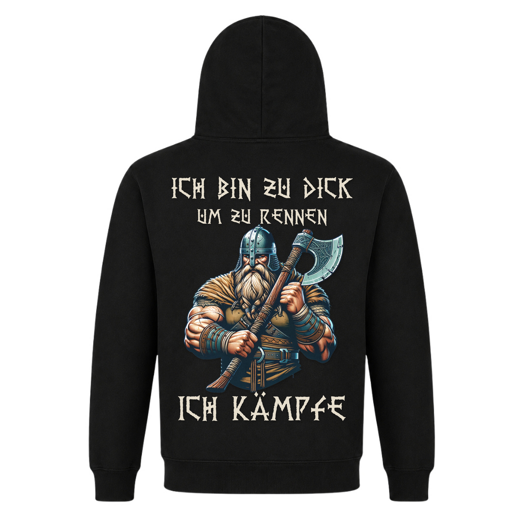 Ich kämpfe - Premium Hoodie Unisex - Black