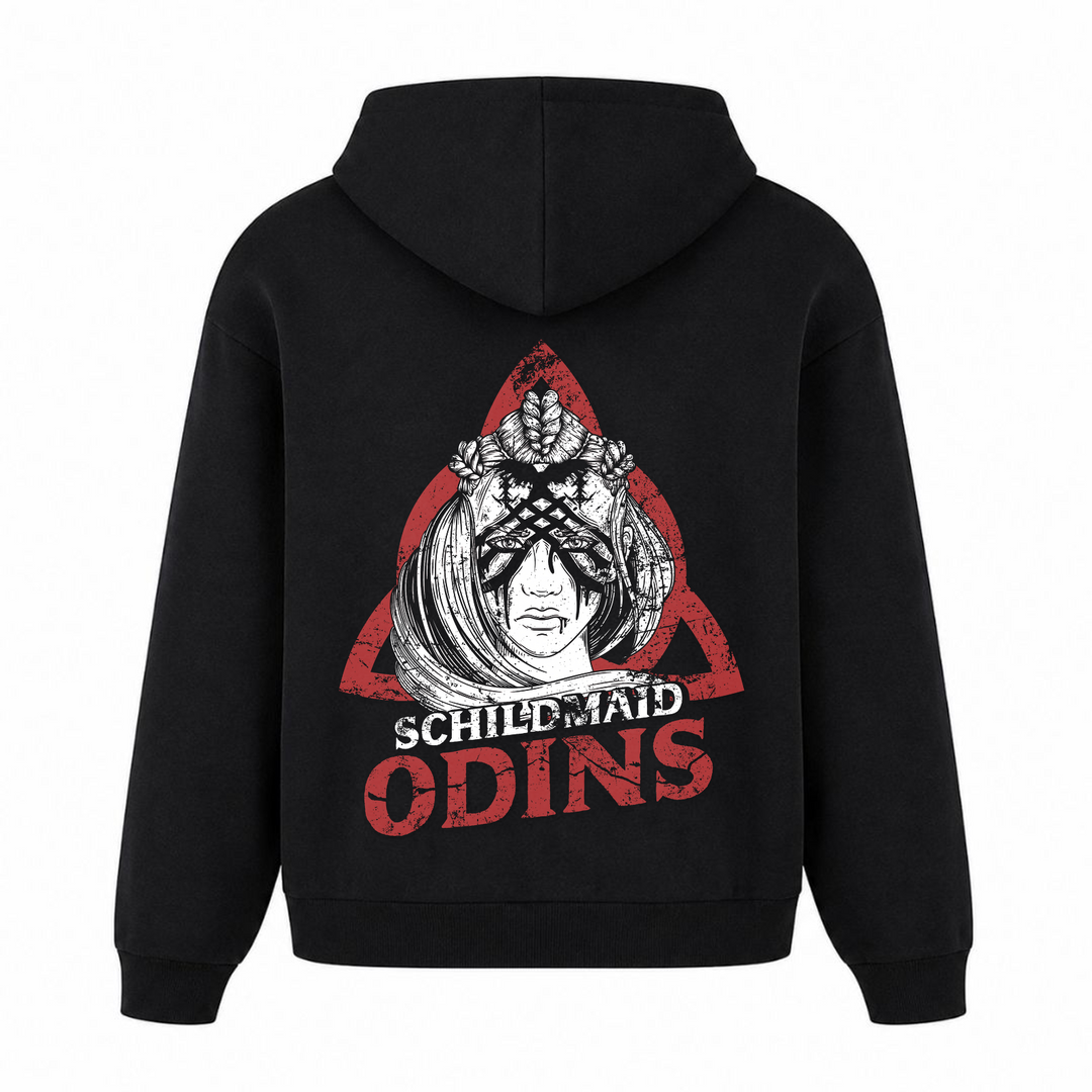 Schildmaid Odins - Premium Hoodie Unisex Oversized Hoodie - Schwarz