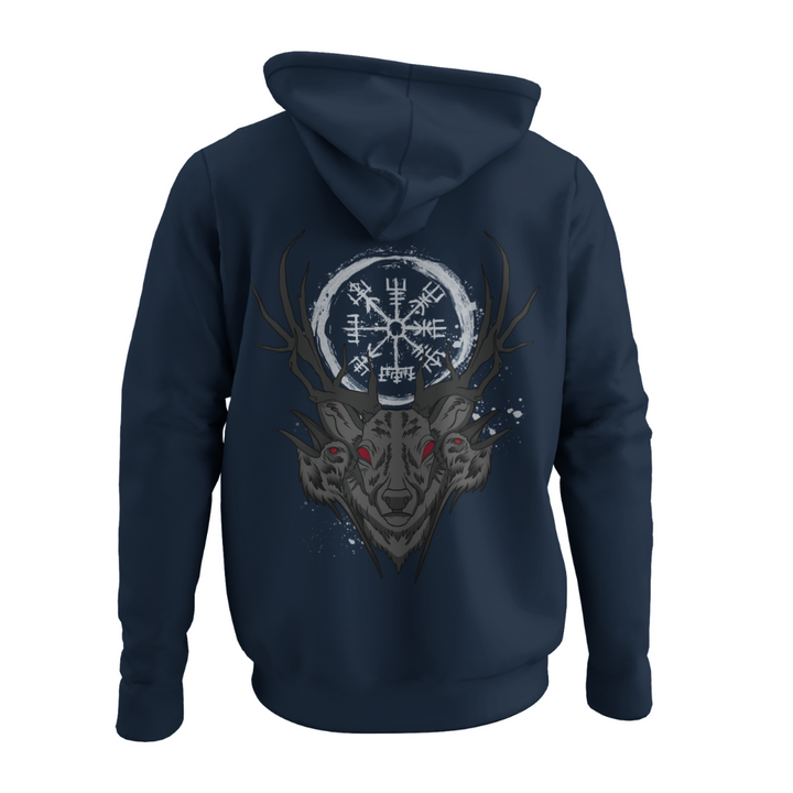 Viking Deer  - Zip-Hoodie