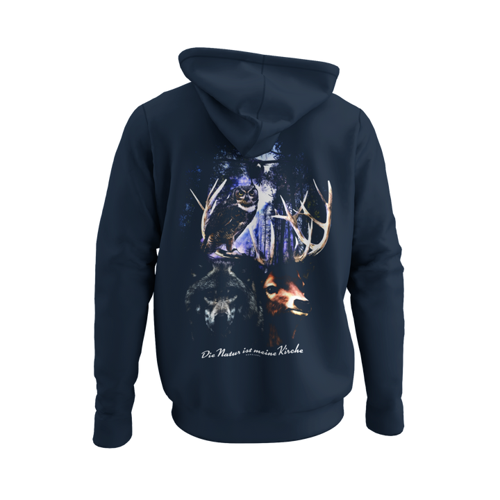 Die Natur ist meine Kirche  - Zip-Hoodie