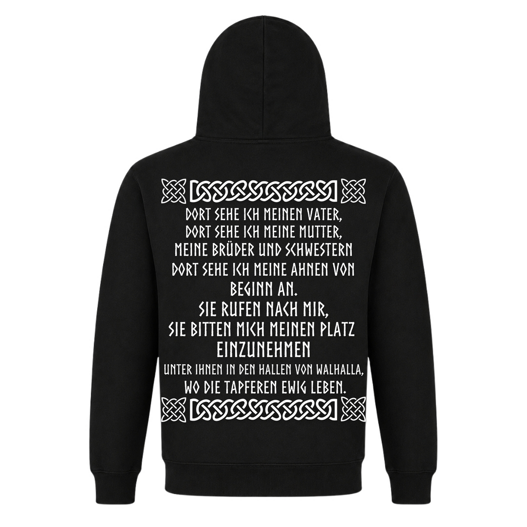 Wikingergebet - Premium Hoodie Unisex - Black
