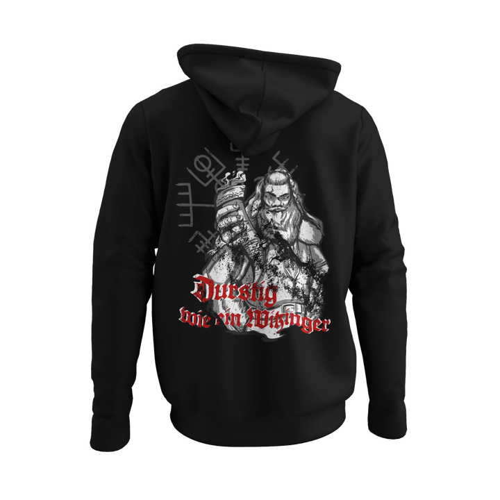 Durstig wie ein Wikinger  - Zip-Hoodie