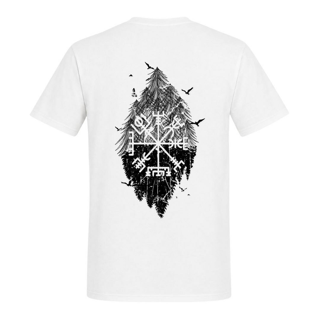 Vegvisir Nature - Unisex T-Shirt - weiß
