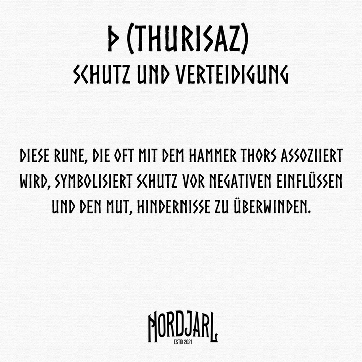 Thurisaz Lederarmband - Schutz und Verteidigung