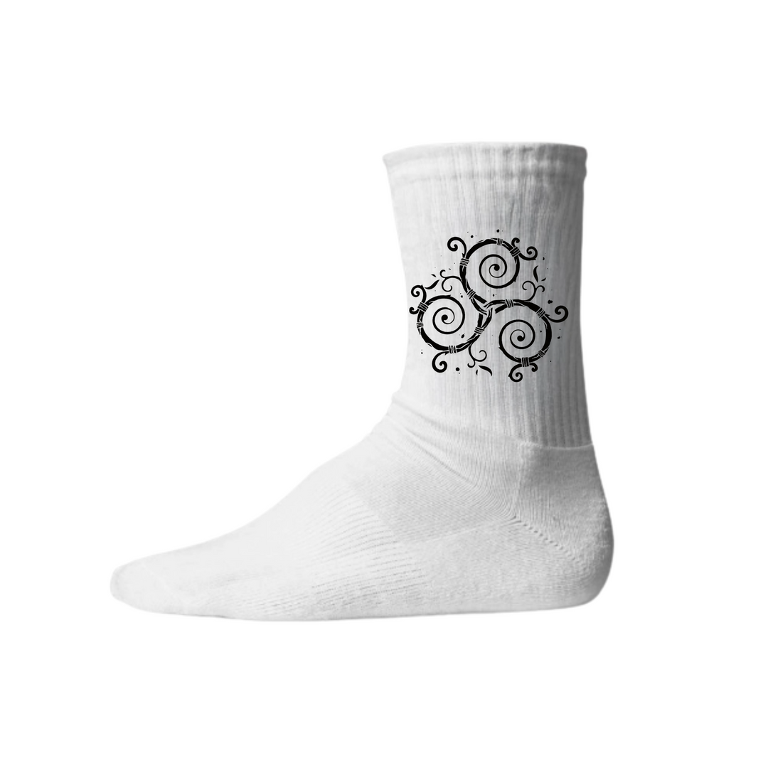 Triskel - Keramiktasse Socken - Weiß