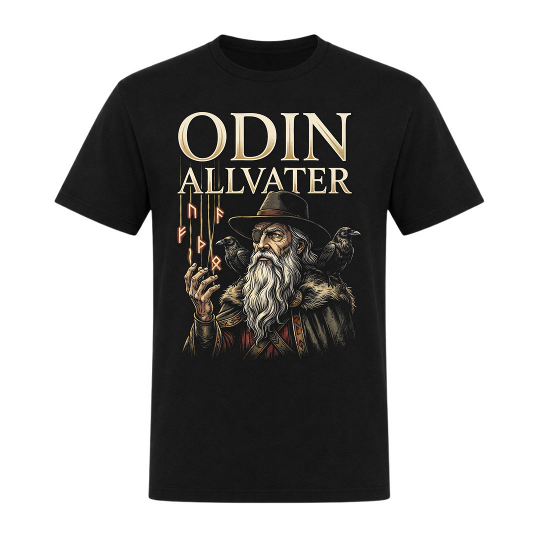 Odin Allvater - Unisex T-Shirt - schwarz