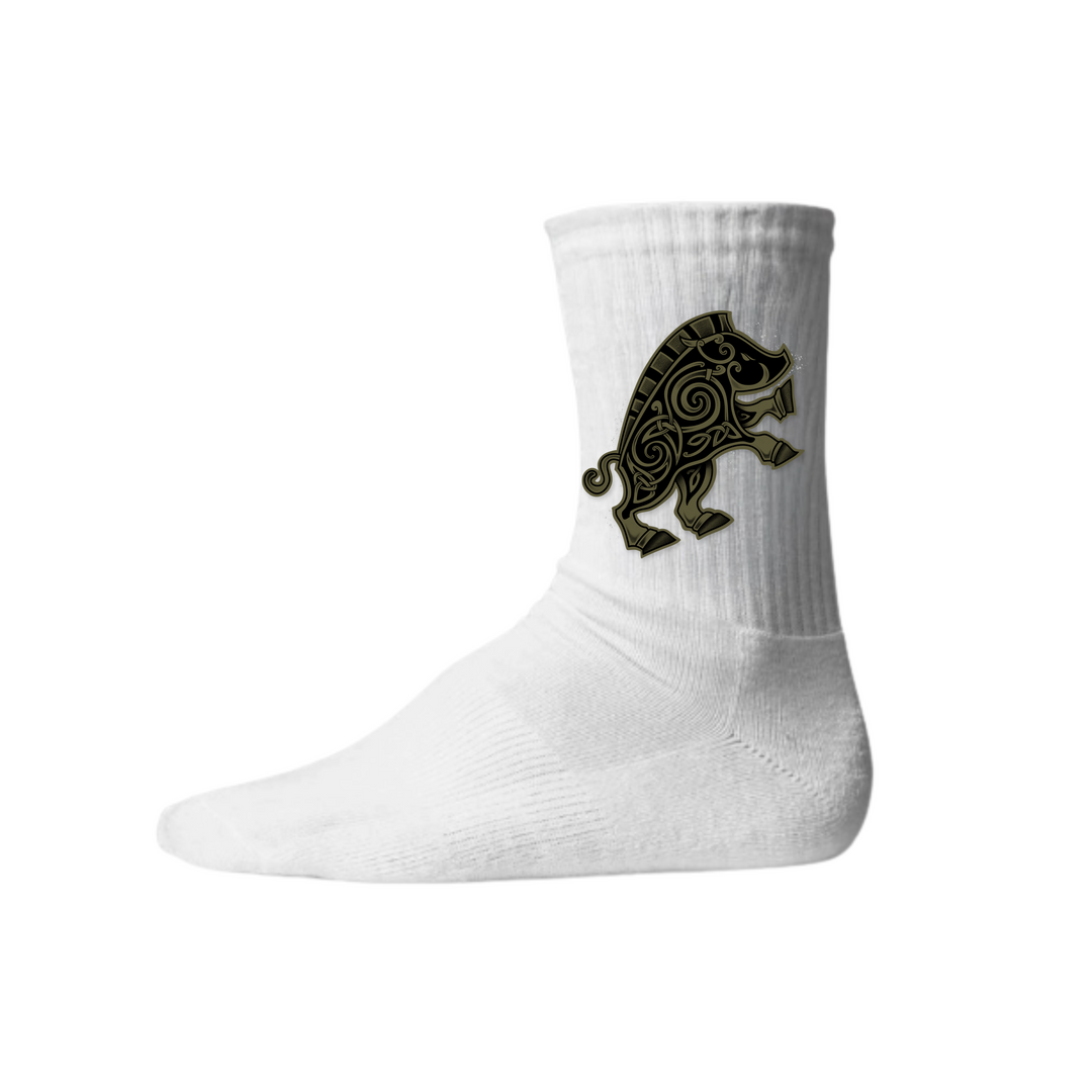 Hildisvini - Keramiktasse Socken - Weiß