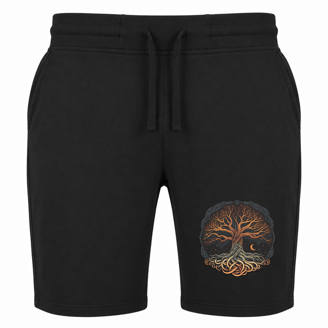 Yggdrasil - Terry Shorts - schwarz