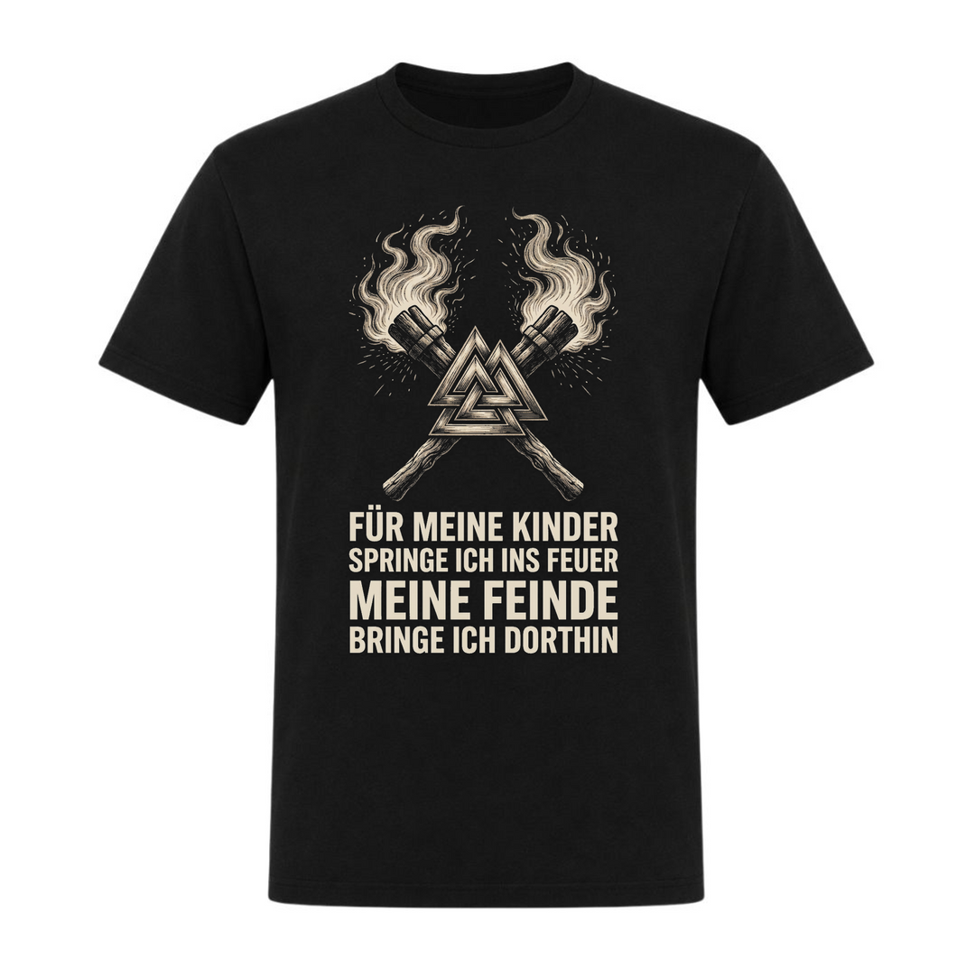 Für meine Kinder - Unisex T-Shirt - schwarz