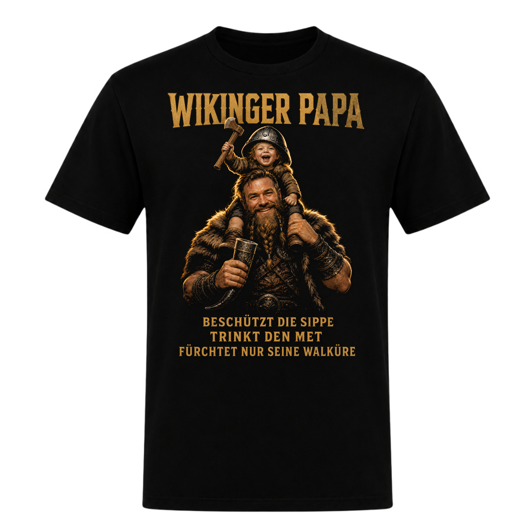 Wikinger Papa – Wikinger T-Shirt von Nordjarl