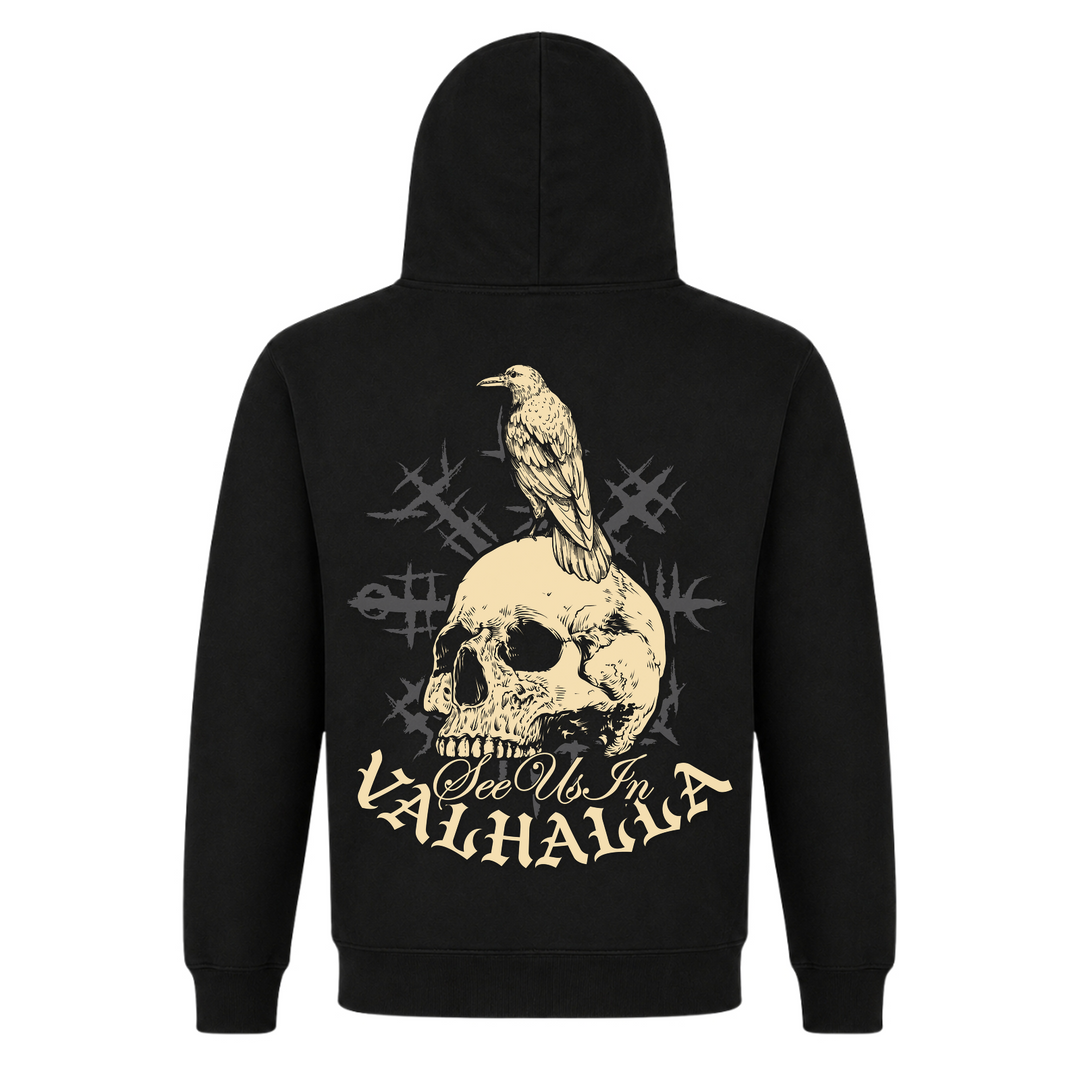 See us in Valhalla - Premium Hoodie Unisex - Black