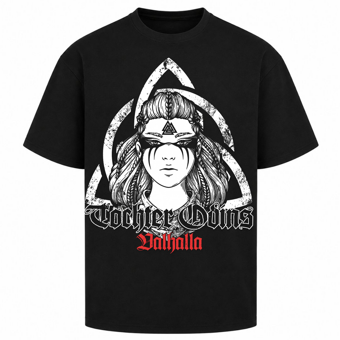 Tochter Odins - Oversized Shirt - Schwarz