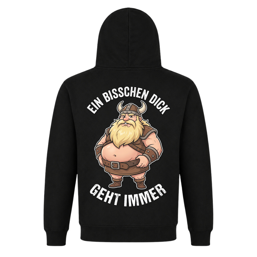 Ein bisschen dick - Premium Hoodie Unisex - Black