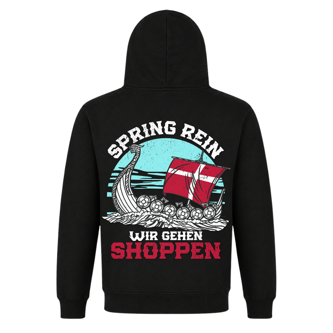 Wir gehen Shoppen - Premium Hoodie Unisex - Black