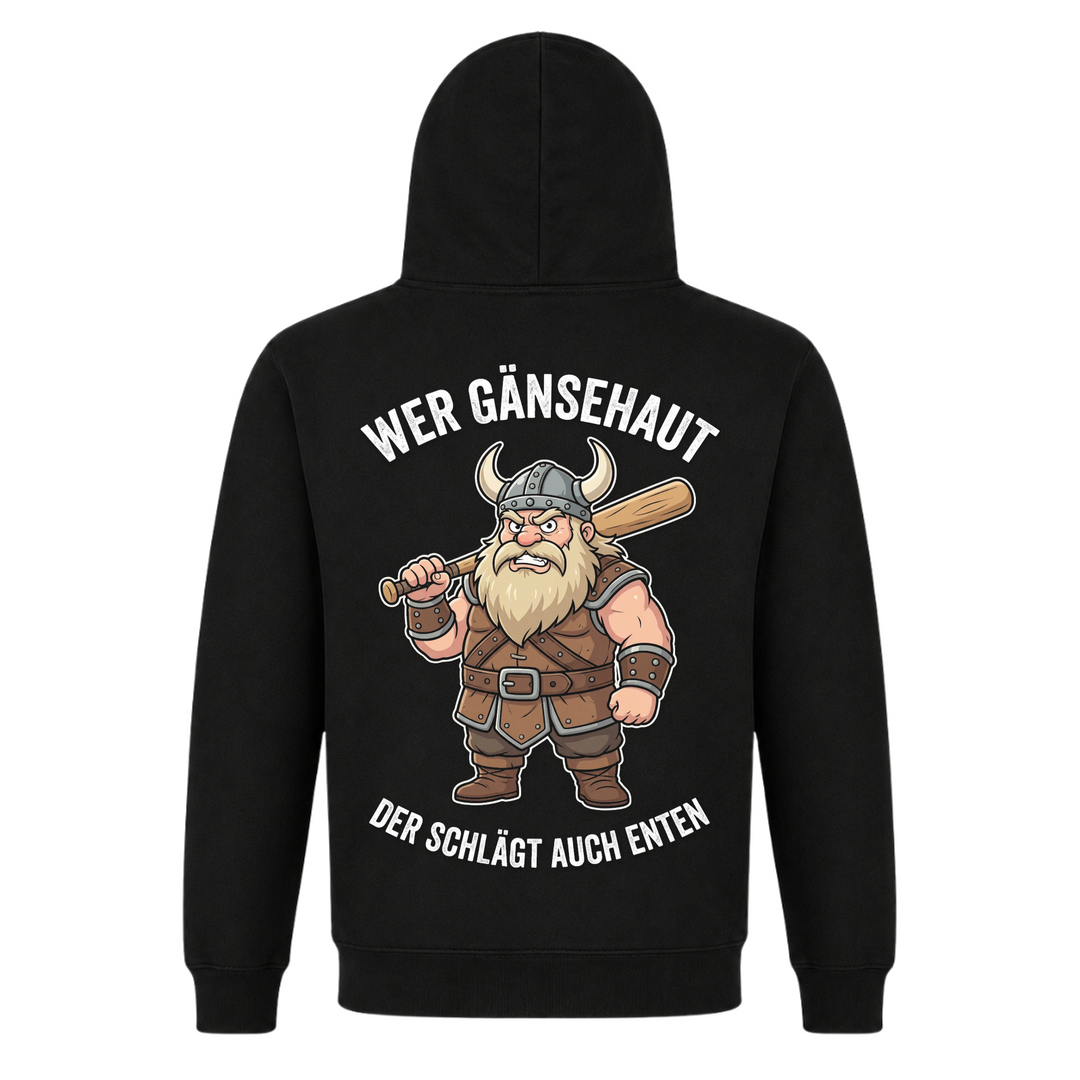 Wer Gänsehaut - Premium Hoodie Unisex - Black