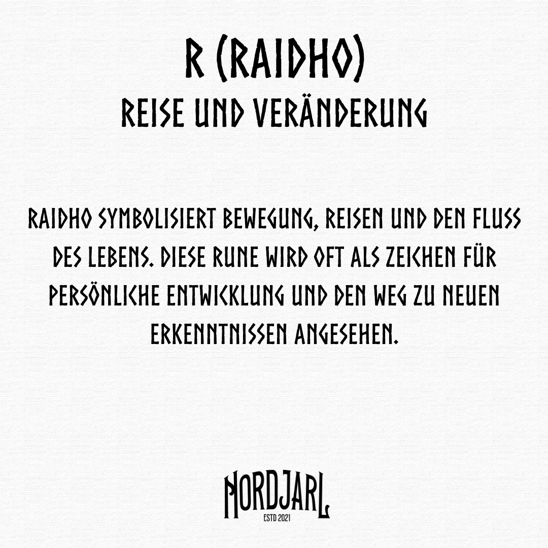 Raidho Lederarmband - Reise und Veränderung