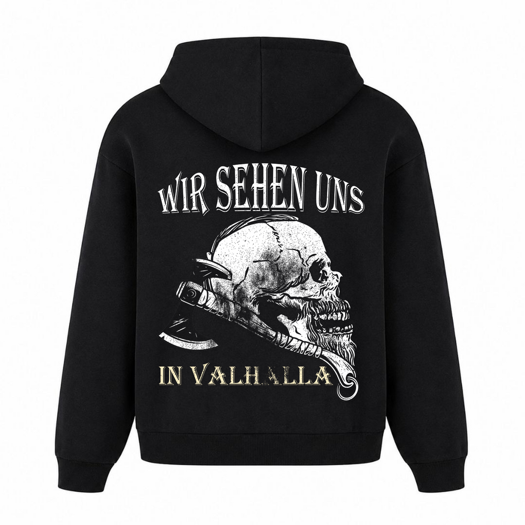 Wir sehen uns - Premium Hoodie Unisex Oversized Hoodie - Schwarz