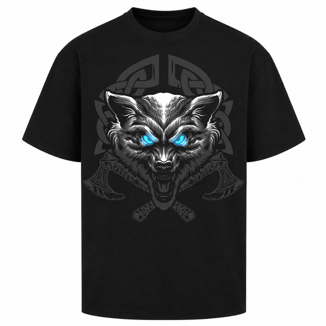 Fenrir - Oversized Shirt - Schwarz