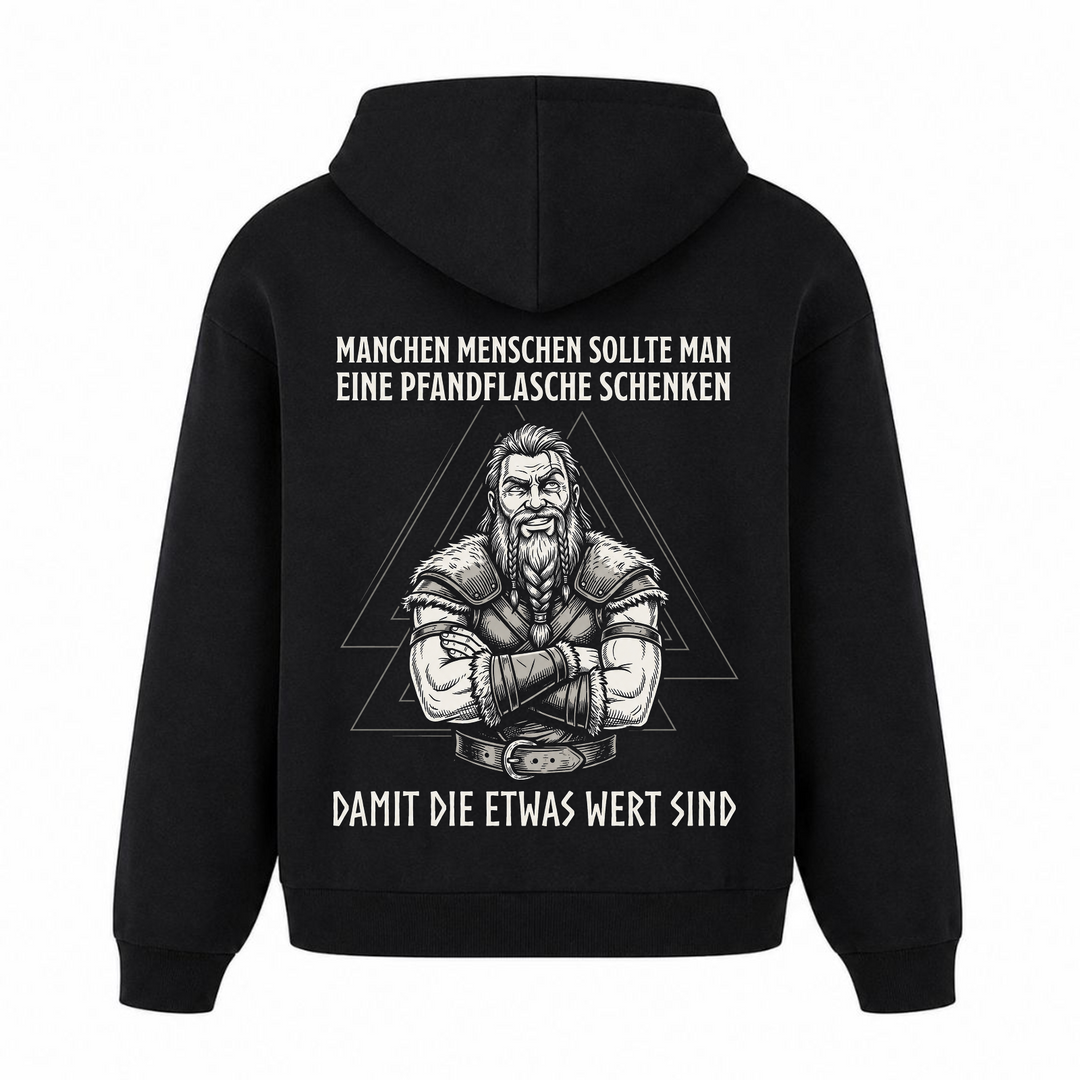 Manchen Menschen - Premium Hoodie Unisex Oversized Hoodie - Schwarz