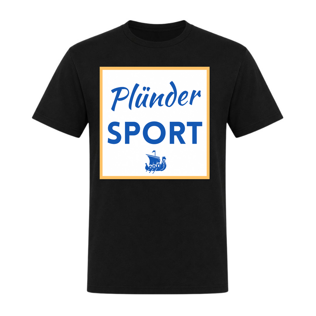 Plünder Sport - Unisex T-Shirt - schwarz