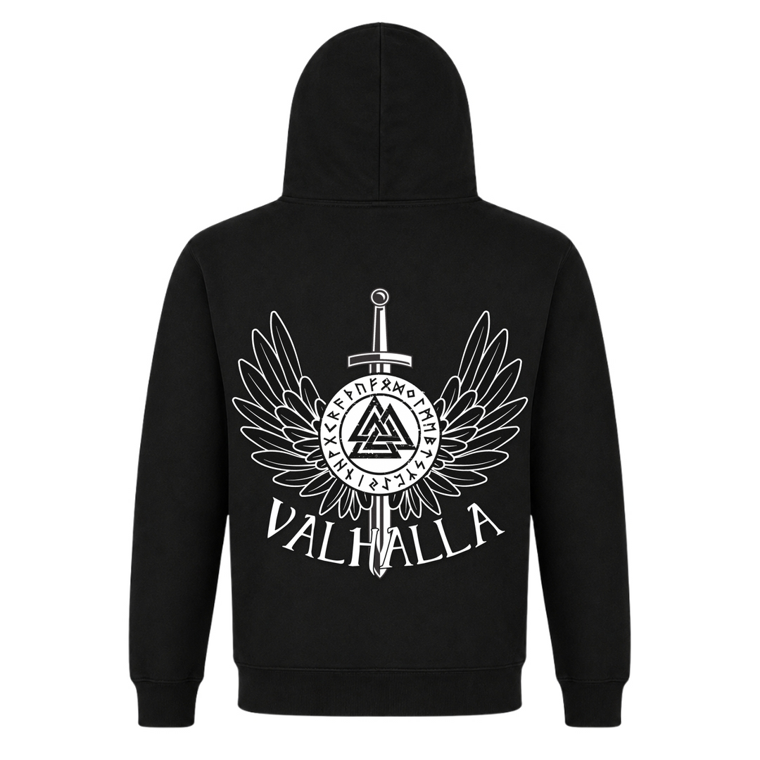 Valhalla - Premium Hoodie Unisex - Black