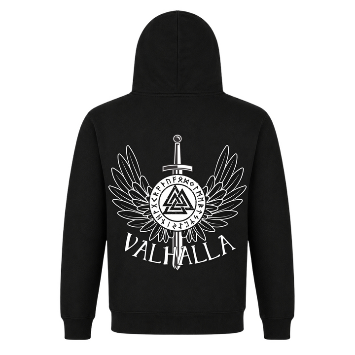 Valhalla - Premium Hoodie Unisex - Black