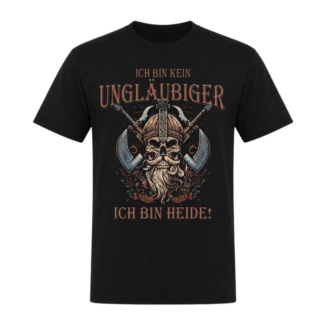 Ich bin heide - Unisex T-Shirt - schwarz