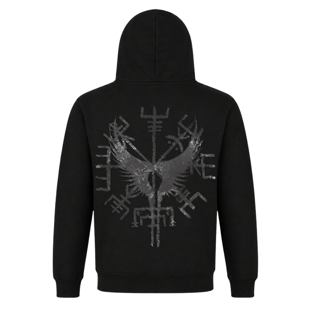 Walküre Flügel - Premium Hoodie Unisex - Black