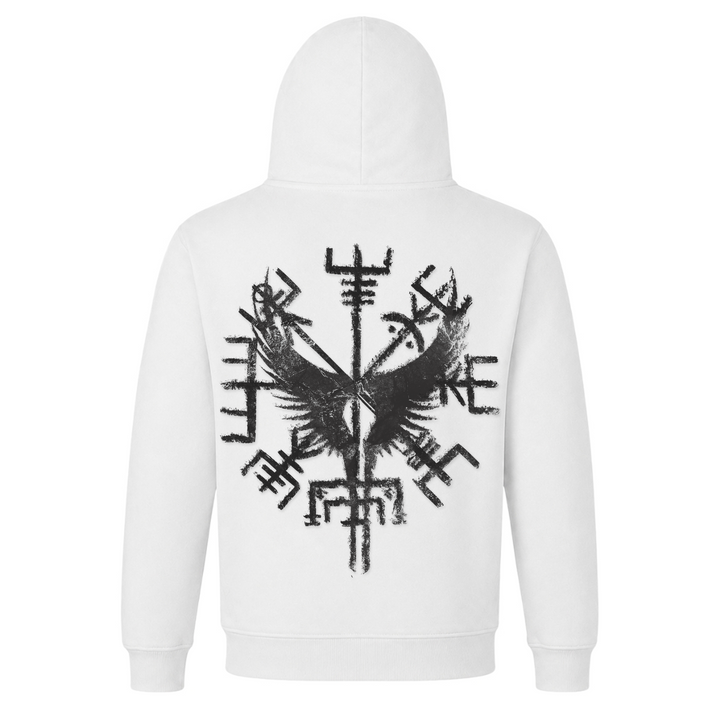 Walküre Flügel - Premium Hoodie Unisex - White
