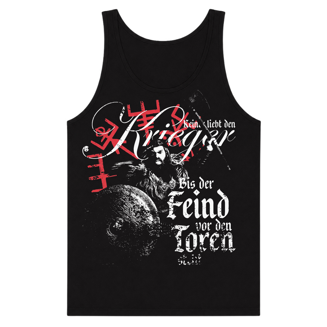 Keiner liebt den Krieger - Unisex Tank Top - Black