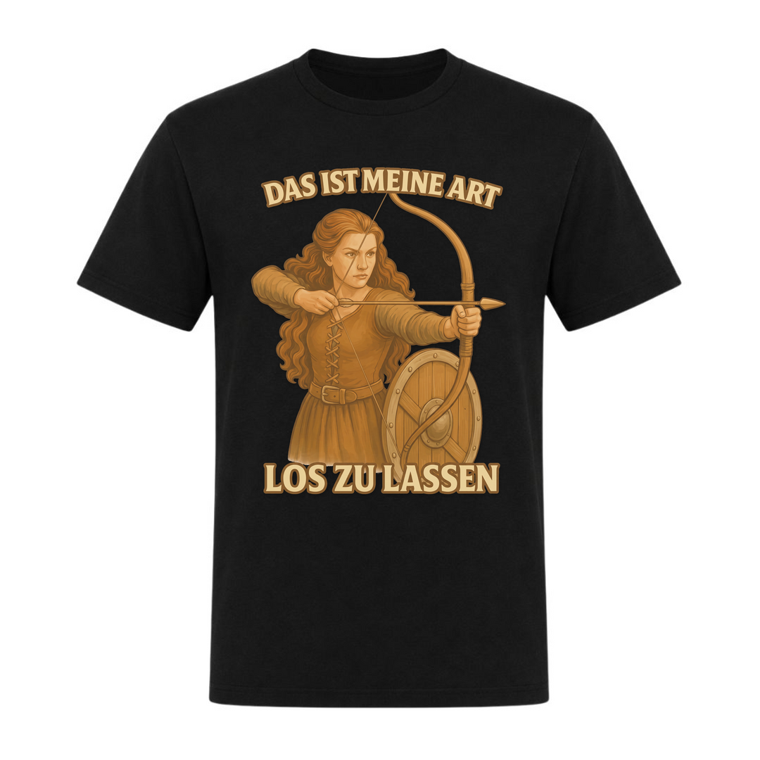 Das ist meine Art los zu lassen - Unisex T-Shirt - schwarz