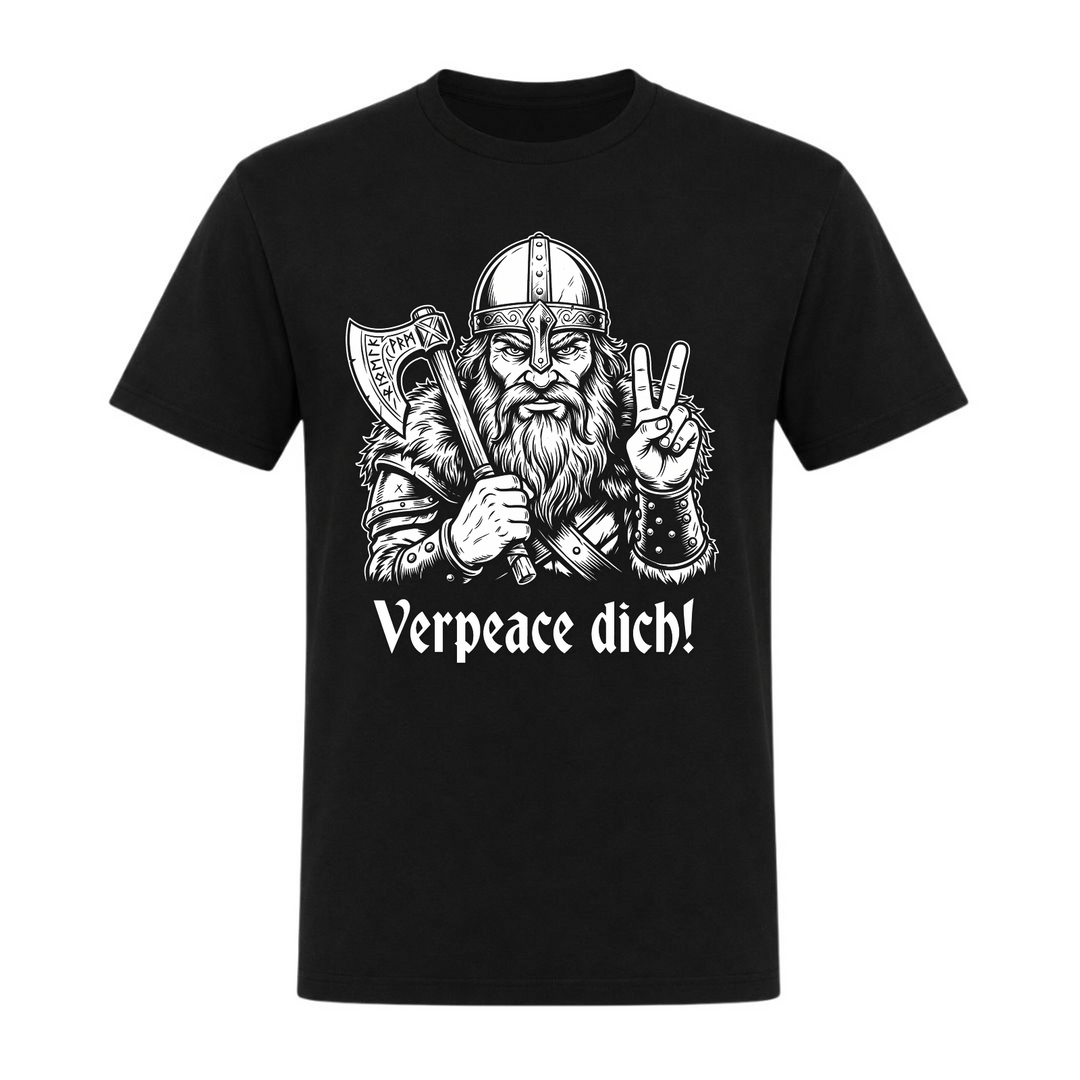 Verpeace dich - Unisex T-Shirt - schwarz