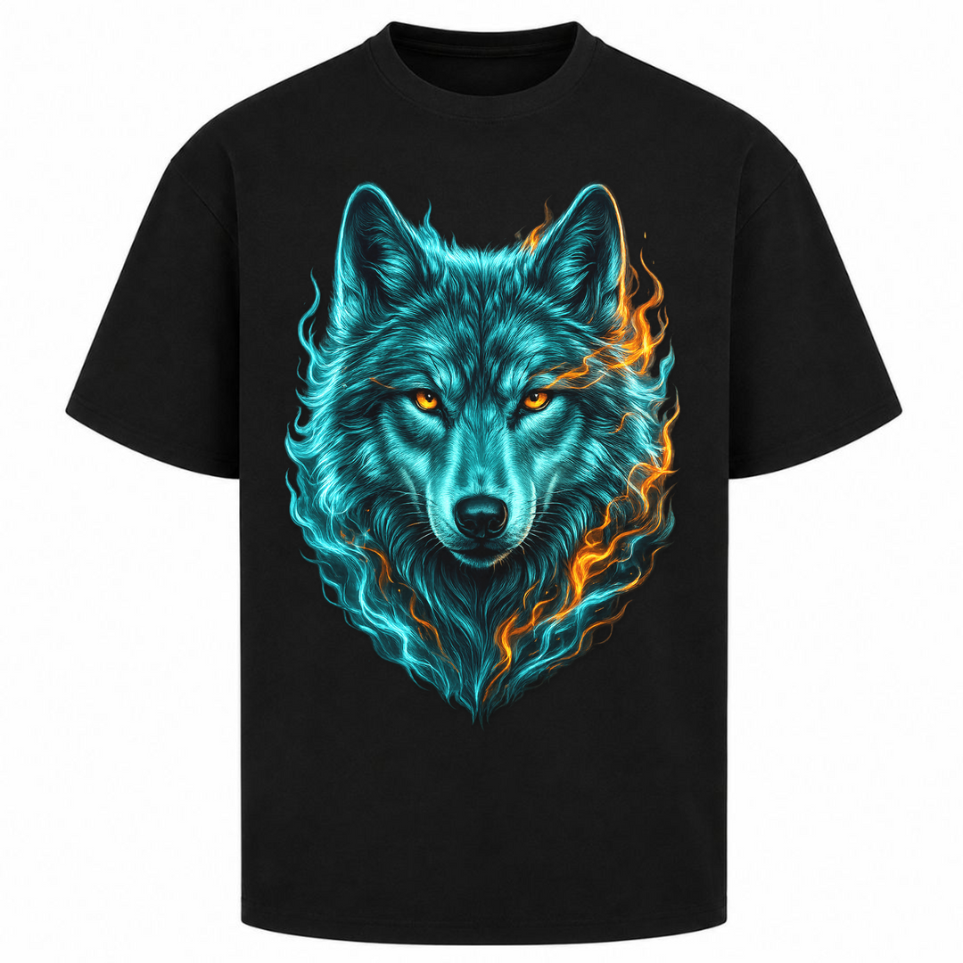 Fenris - Oversized Shirt - Schwarz