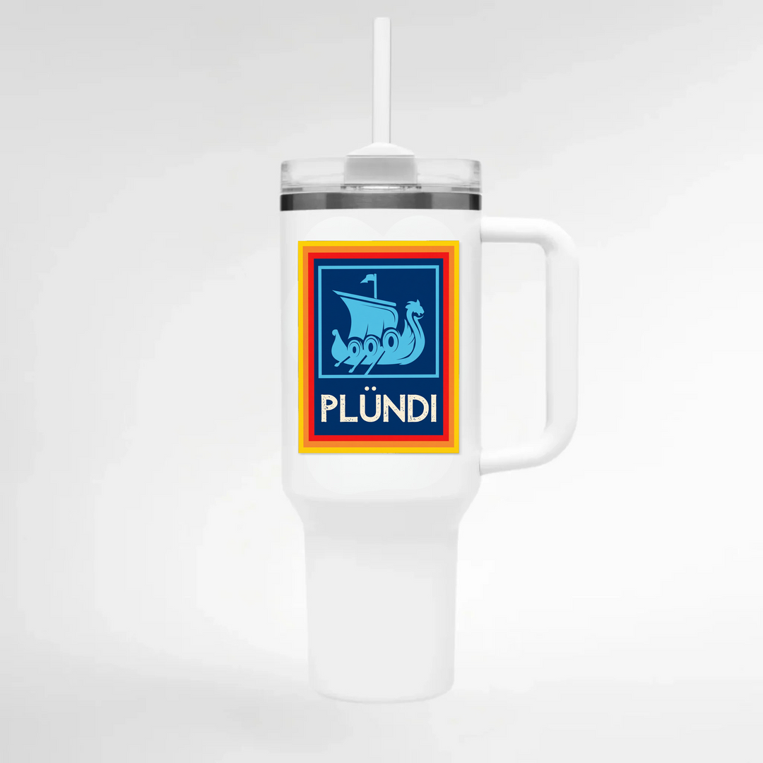 Plündi - Keramiktasse THERMO CUP - WEIß - Weiß