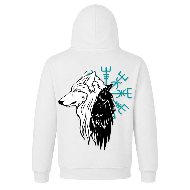 Wolf Rabe - Premium Hoodie Unisex - White