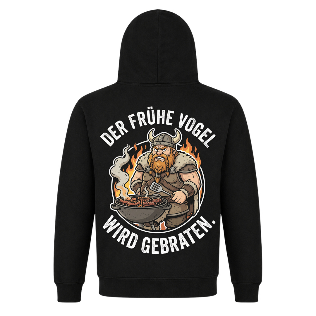Der frühe Vogel - Premium Hoodie Unisex - Black